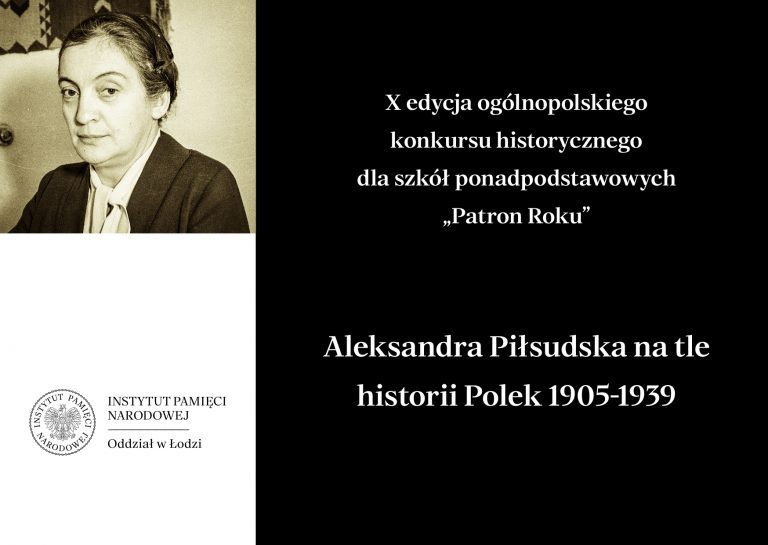 X edycja ogólnopolskiego konkursu historycznego dla uczniów szkół ponadpodstawowych “Patron Roku”