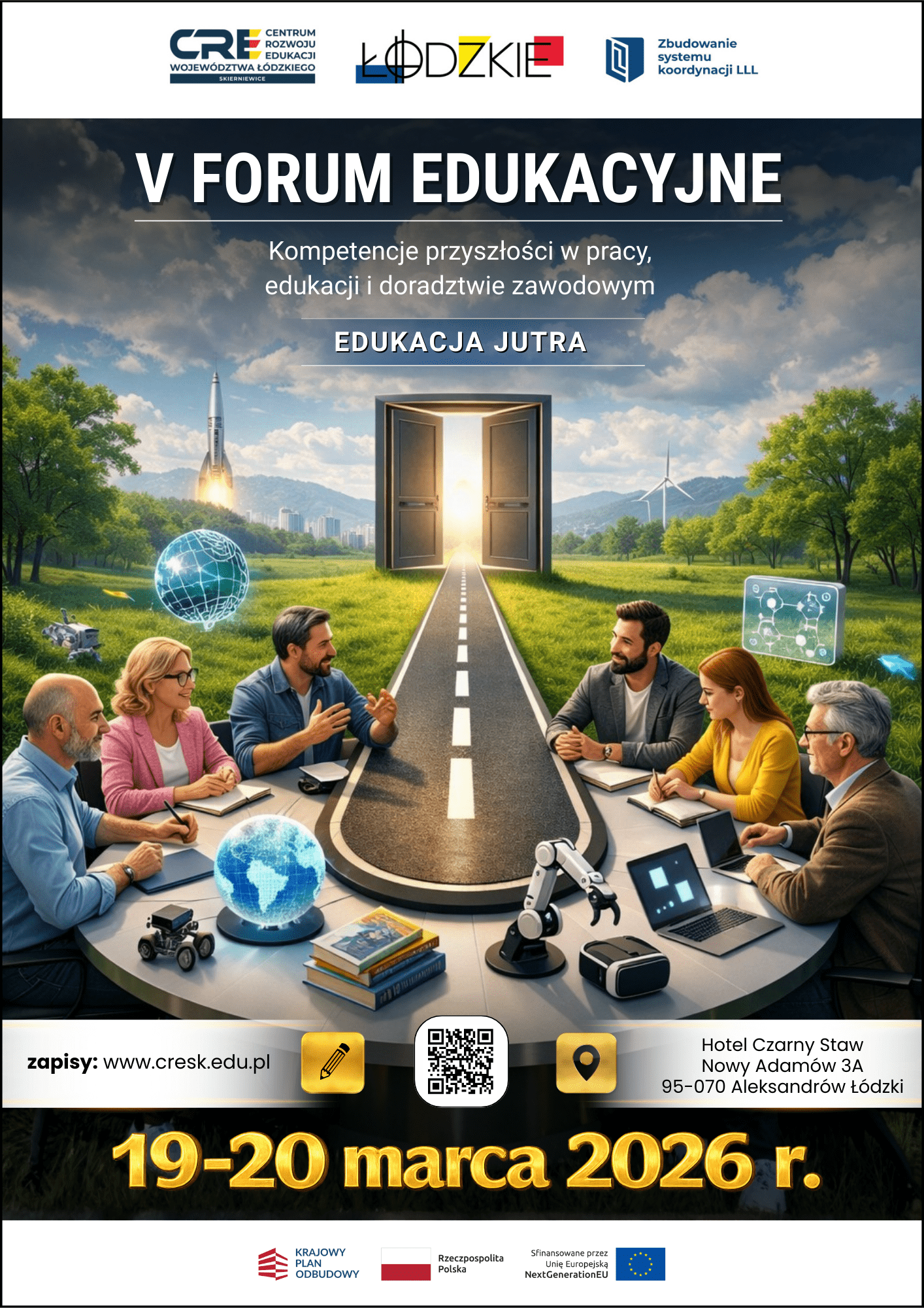 V Forum Edukacyjne  „Kompetencje przyszłości w pracy, edukacji i doradztwie zawodowym – edukacja jutra”